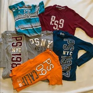 P.S. from Aeropostale boys’ (6) t-shirts bundle